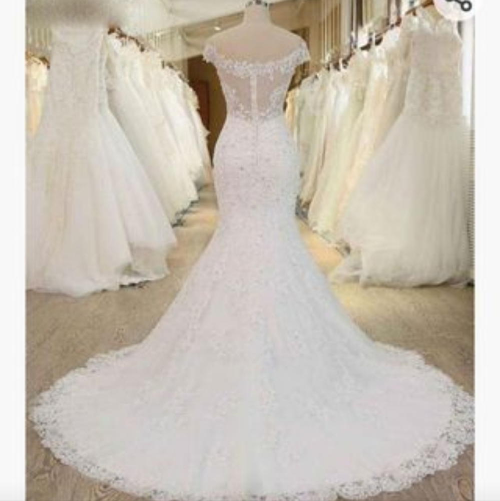 Wedding dress white